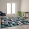 Flash Furniture Turquoise 8' x 10' Modern Geometric Area Rug OK-HCF-7146ATUR-810-TUR-GG - alternate 5